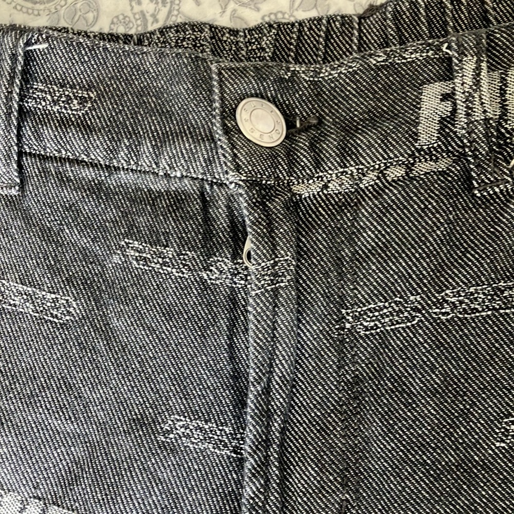 FULL SEND Black and White Slim Fit Pants - Picture 4 of 8
